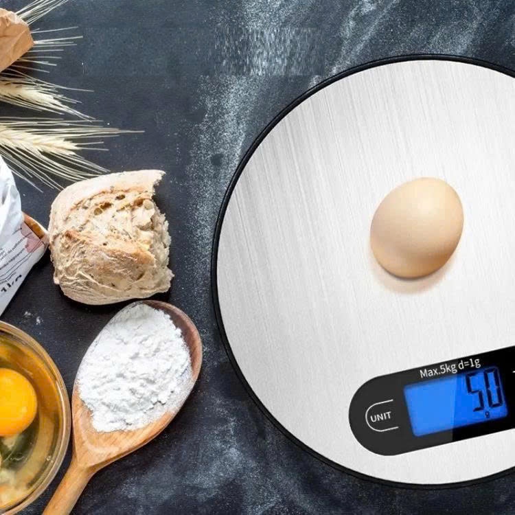 Cân nhà bếp điện tử 3kg - 5kg/1g cảm ứng LCD cao cấp có tính năng trừ bì, độ chính xác cao