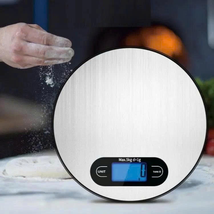 Cân nhà bếp điện tử 3kg - 5kg/1g cảm ứng LCD cao cấp có tính năng trừ bì, độ chính xác cao