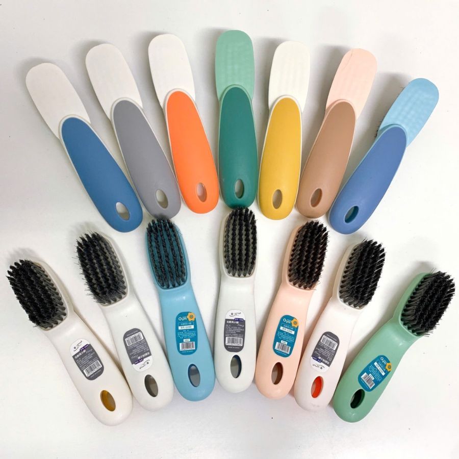 Bàn Chải Đa Năng Đa Năng Cầm Tay Chà Giày Chà Bồn Rửa Chén Chà Nhà Tắm Tiện Lợi Nhỏ Gọn