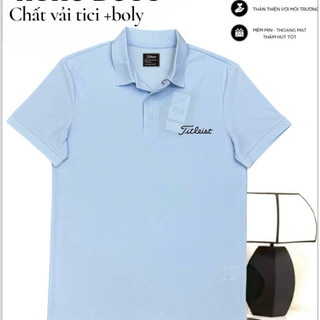 Áo polo golf Titleist size châu á 9 màu thun lạnh tici co dãn 4 chiều không nhăn
