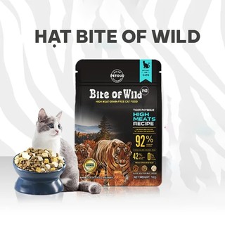 Hạt Bite of Wild F42, B45, P42, K42 Mix Topping Cao Cấp Cho Mèo Đạm 45% Không Độn Ngũ Cốc