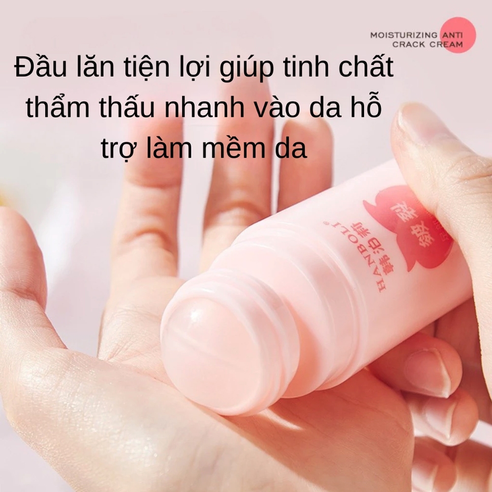 Kem Dưỡng Da Tay Chân Giảm Khô Nứt Nẻ Hanboli 60ml, Kem Dưỡng Ẩm Nứt Nẻ Gót Chân Vaseline, Lăn Dưỡng Ẩm Gót Chân Nứt Nẻ