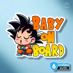 Tem Dán Xe “Songuku Baby In Car” – Decal Trang Trí Ô Tô Có Trẻ Nhỏ Chống Nước – Mày Mò Store