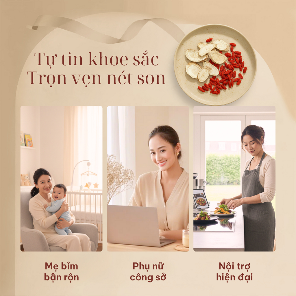 Combo 2 Hộp Trà Túi Lọc Sâm Tố Nữ 36% VIEGREEN Nữ Duyên 30 Túi x 5g, Không Đường, GMP HACCP