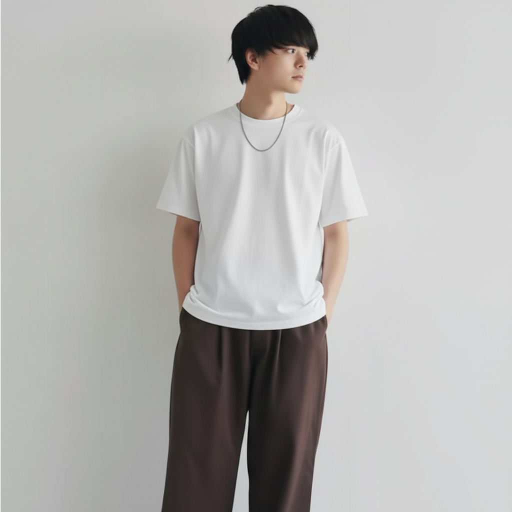 Áo Thun TRƠN Unisex Form Rộng Tay Lỡ Phông Nam Nữ Bigsize Basic Đơn Giản | Local Brand Midori Studio
