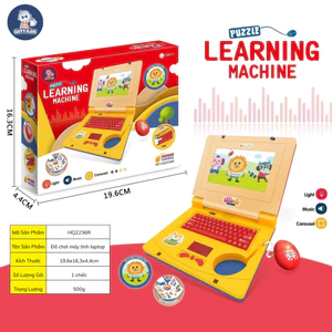 Đồ Chơi Laptop Máy Tính Có Nhạc GutyKids Có Chuột Kèm Đèn Led Phát Nhạc Giúp Bé Tránh Xa Điện Thoại