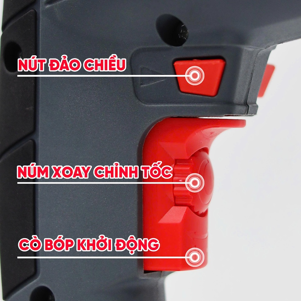 Máy khoan bê tông Điện Workfix WF-ED790W 790W 100% lõi đồng không chổi than Máy khoan 3 chức năng có búa