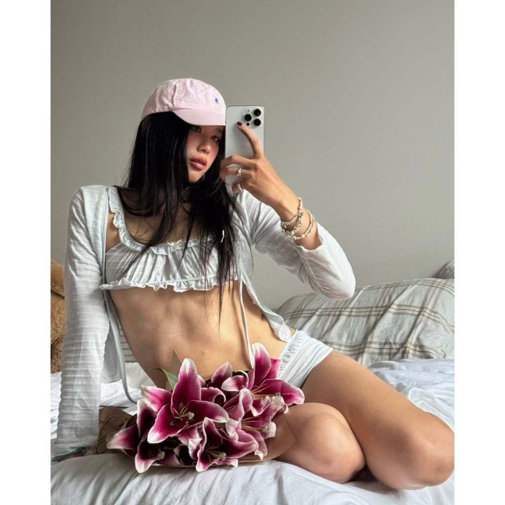 [Sẵn -HỎA TỐC HÀ NỘI] ONESOON Set 3 món áo bra bèo phối áo khoác cardigan kèm quần lót viền ren sexy cá tính cho nữ