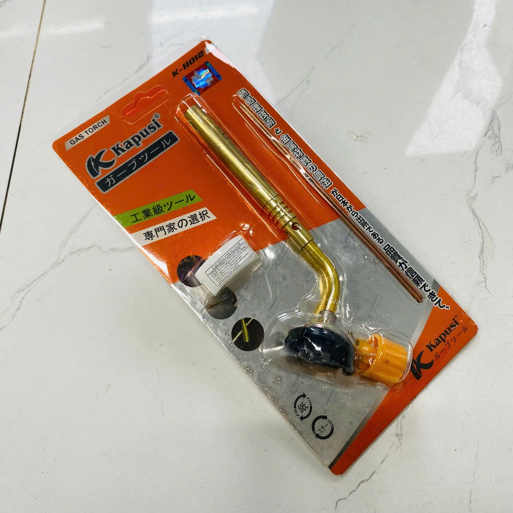 KHÒ GA ĐẦU ĐỒNG DÀI KAPUSI K-8012 – ĐIỀU CHỈNH NGỌN LỬA CHÍNH XÁC, BỀN BỈ, AN TOÀN