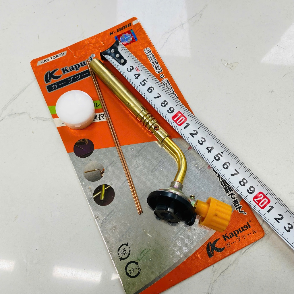 KHÒ GA ĐẦU ĐỒNG DÀI KAPUSI K-8012 – ĐIỀU CHỈNH NGỌN LỬA CHÍNH XÁC, BỀN BỈ, AN TOÀN