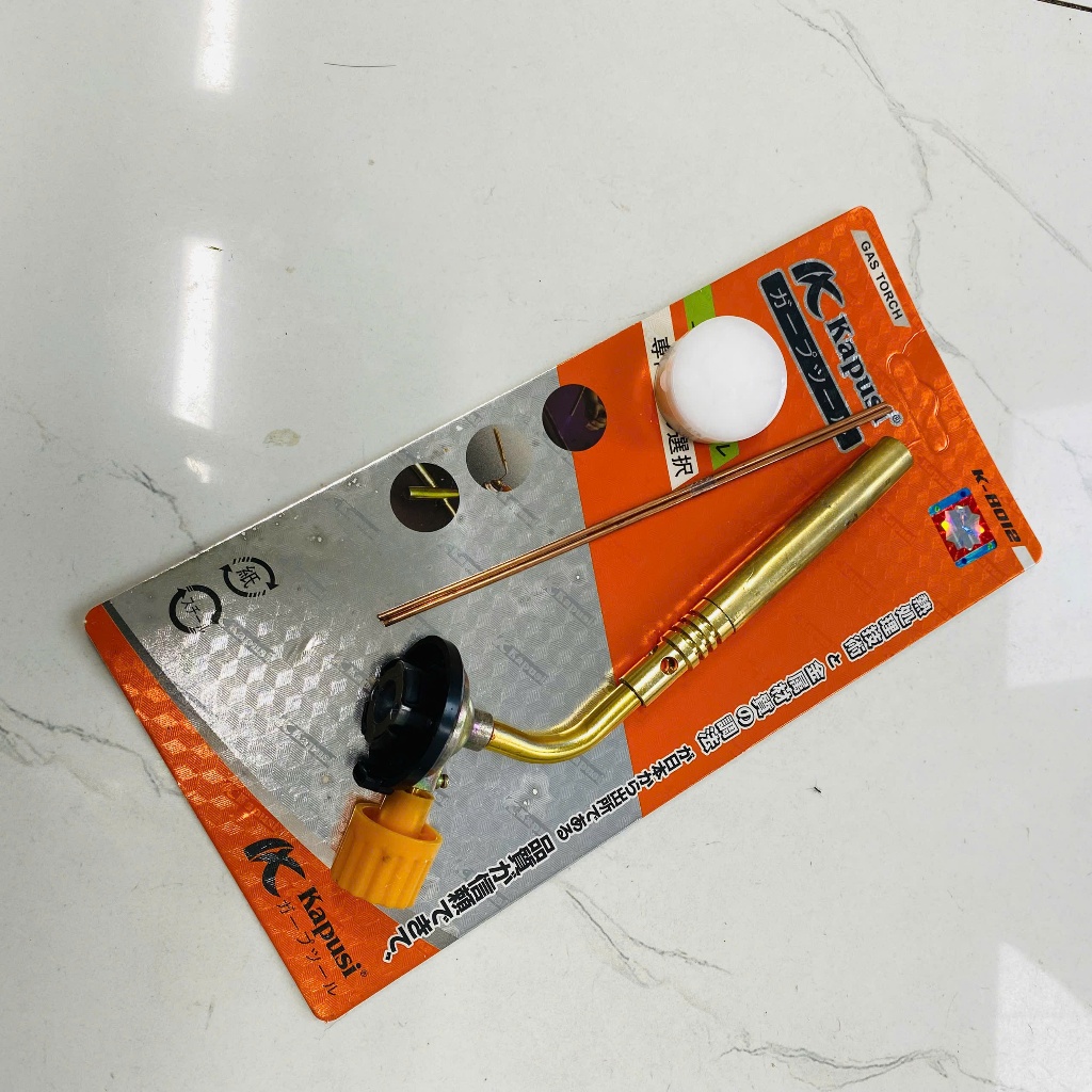 KHÒ GA ĐẦU ĐỒNG DÀI KAPUSI K-8012 – ĐIỀU CHỈNH NGỌN LỬA CHÍNH XÁC, BỀN BỈ, AN TOÀN