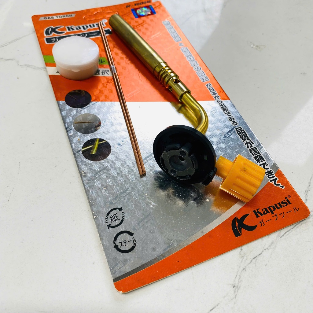 KHÒ GA ĐẦU ĐỒNG DÀI KAPUSI K-8012 – ĐIỀU CHỈNH NGỌN LỬA CHÍNH XÁC, BỀN BỈ, AN TOÀN