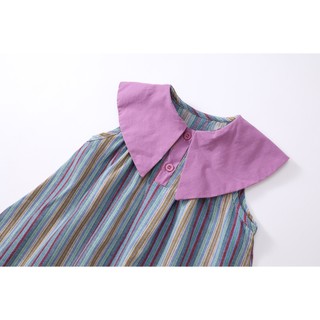 Váy Cho Bé Gái, Váy Cho Bé Dáng Suông Phong Cách Tiểu Thư Chất Liệu Cotton Mềm Mại