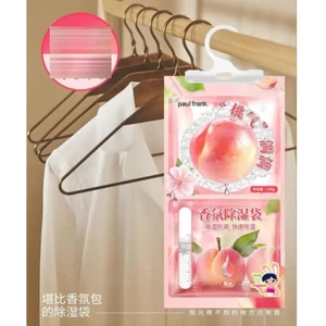 Túi Thơm Hút Ẩm 2 Ngăn Chống Ẩm Mốc Có Móc Treo Tiện Lợi Bảo Vệ Đồ Dùng Khỏi Ẩm Mốc Giúp Không Gian Khô Ráo Và Sạch Sẽ