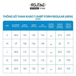 Áo Thun Vải Cotton Nhãn Trang Trí Form Regular - Routine 10S25TSS002