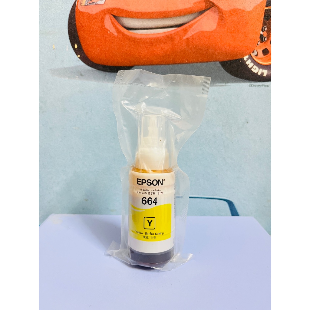 Bộ Mực In Epson T664 – Chính Hãng Bóc Máy (Đen, Xanh, Đỏ, Vàng) – Cho Máy L110/ L120/ L210/ L310/ L360/ L365/ L1300
