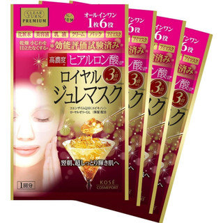Mặt nạ Kosé Clear Turn 4 miếng, mặt nạ dưỡng ẩm dạng gel chính hãng Nhật Bản