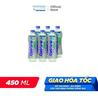 [SALE 15.7] Lốc 6 Chai Nước Điện Giải Revive Thể Thao Active Pro Không Ga (450ml/chai)