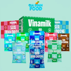 Thùng 48 bịch sữa tươi dinh dưỡng Vinamilk loại 220ml [có ship hoả tốc]
