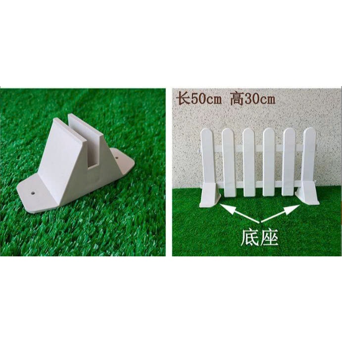 Chân đế hàng rào giúp hàng rào đứng vững trên sàn bê tông, sàn đất