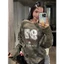 Áo thun dài tay rằn ri camo số 97 unisex ATDT045 - Tiktik
