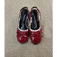 SALESTORE’S-Giày cao gót mũi tròn ren gót vuông đính nơ nhỏ cao 3cm,5cm bigsize (36-43) pre-order Emi14