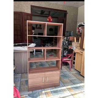 Tủ sách chữ U Gỗ Xinh, tủ decor nhiều tầng,tủ trưng bày trang trí chất liệu gỗ MDF cao cấp chống nước chống xước
