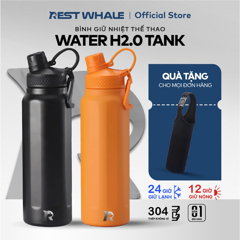 Bình Giữ Nhiệt Thể Thao Chuyên Dụng Rest Whale Water H2.0 RW01 Tank ...