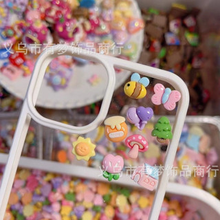 IK Set 20 Charm Chữ Cái, Con Vật, Charm 3D Custom Kẹp Tóc Ốp Điện Thoại, Đồ Chơi... S05
