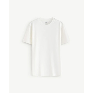Áo Thun Nam Tay Ngắn Cotton Màu Trơn Form Fit - ROUTINE 10S25TSS046