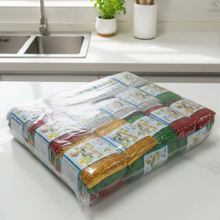 Bịch 60 Miếng Mút Kim Tuyến Rửa Chén Siêu Rẻ, Tiện Dụng - Phương Trang