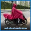 Áo Mưa Choàng Kính Một Ngày Mưa 1 Mũ Xỏ Gương (Size Đại) - Siêu Nhẹ Phủ Toàn xe