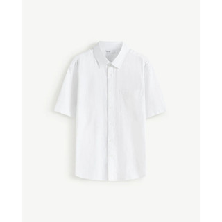 Áo sơ mi tay ngắn nam dobby. Fitted - ROUTINE 10F25SHS005