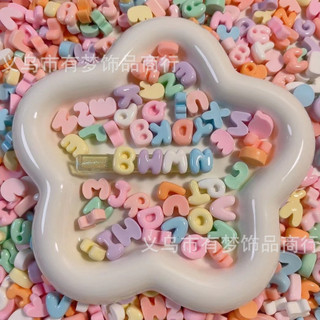 Charm Chữ Cái, Charm 3D Custom Kẹp Tóc Ốp Điện Thoại, Đồ Chơi... S05