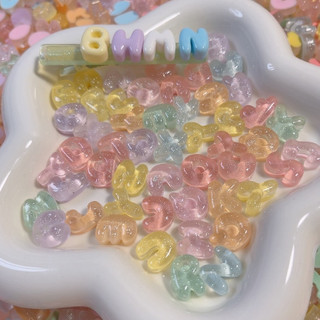 Charm Chữ Cái, Charm 3D Custom Kẹp Tóc Ốp Điện Thoại, Đồ Chơi... S05
