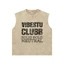 Áo Wash Tanktop Local Brand VIBESTU " LIVE FAST & CLUBB " Form Big Boxy Unisex 260Gsm Cotton Đã Xử Lý Co Rút