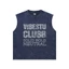 Áo Wash Tanktop Local Brand VIBESTU " LIVE FAST & CLUBB " Form Big Boxy Unisex 260Gsm Cotton Đã Xử Lý Co Rút