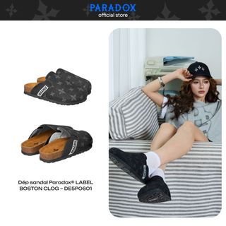 Dép sandal kín mũi LABEL BOSTON CLOG jeans PARADOX DE5P0601