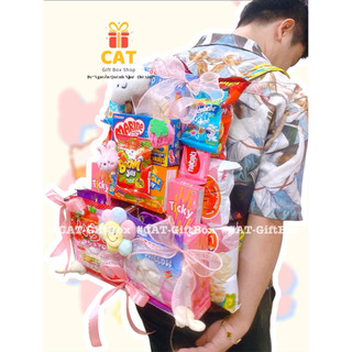 🎒 Balo bánh kẹo mix full trend hot – quà tặng sinh nhật, liên hoan,Noel - Balo snack - Balo bánh kẹo - Balo hottrend