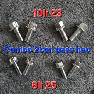 DIAMOND SALAYA - Combo 2 con ốc pass heo Ya - Hon Inox304 ( 10li23 - 8li25)