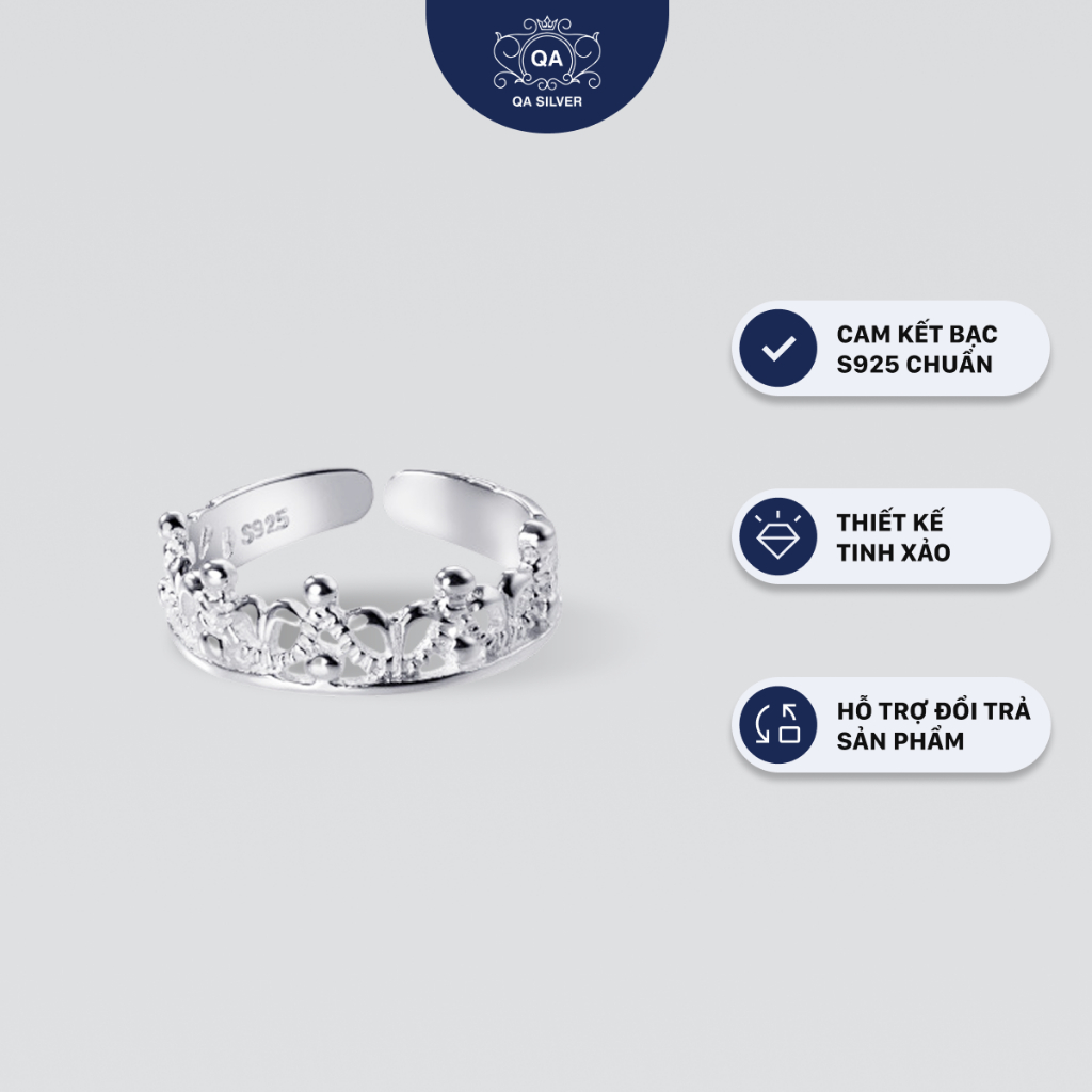 925 Silver Ring by QA SILVER