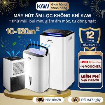 Máy Hút Ẩm Lọc Không Khí KAW – Giảm Ẩm Nhanh, Chống Nồm Mốc, Lọc Không Khí Sạch, Dùng Cho Gia Đình & Văn Phòng