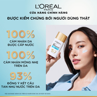 Bộ đôi chống nắng phổ rộng water gel mỏng tan như nước, nhẹ mướt thoáng da UV Defender Aquafusion SPF 50+ PA++++