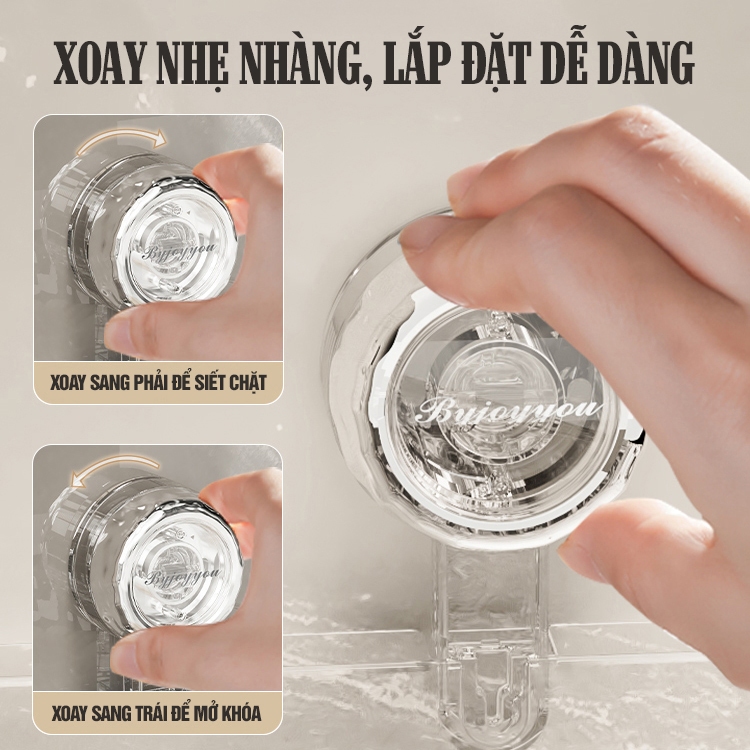 Kaleis Kệ góc tam giác nhà tắm hút chân không Treo tường dễ dàng, chống rỉ sét, đa năng tiện dụng