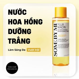 Nước cân bằng hoa hồng Some By Mi Yuja Niacin – Dưỡng trắng, cấp ẩm, cải thiện da xỉn màu 150ml