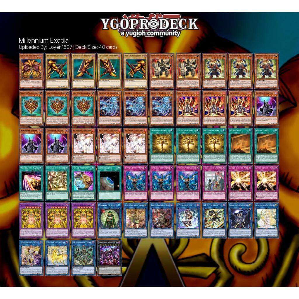 TING VIT] Bi YuGiOh - B 54 l bi Millennium Exodia Deck - Card Game VN  Gi R | Shopee Vit Nam