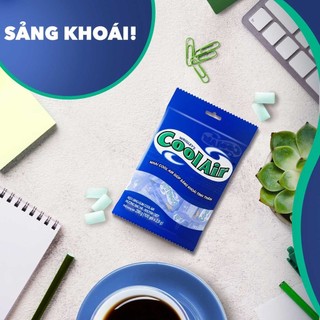 [400 gói tặng 40 gói] Combo 4 Túi Kẹo Sing-Gum Cool Air Hương Bạc Hà - Khuynh Diệp