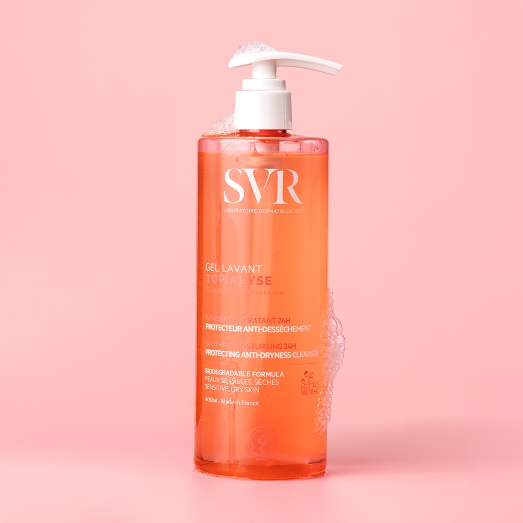 Sữa rữa mặt SVR Topialyse Gel Lavant Dành Cho Da Khô Và Nhạy Cảm 400ml