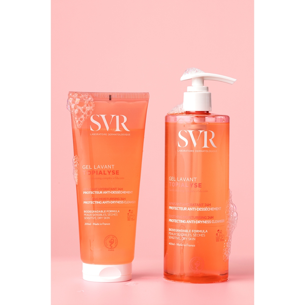 Sữa rữa mặt SVR Topialyse Gel Lavant Dành Cho Da Khô Và Nhạy Cảm 400ml
