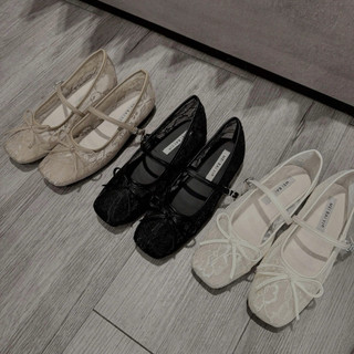 Bệt Lưới Ren Nơ Dây Gài Hàng Nhập QC Fullbox Mieo Shoes B833 B834 B835